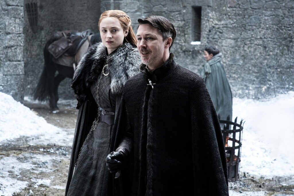 Sansa Stark et Littlefinger dans Game of Thrones / Helen Sloan / HBO